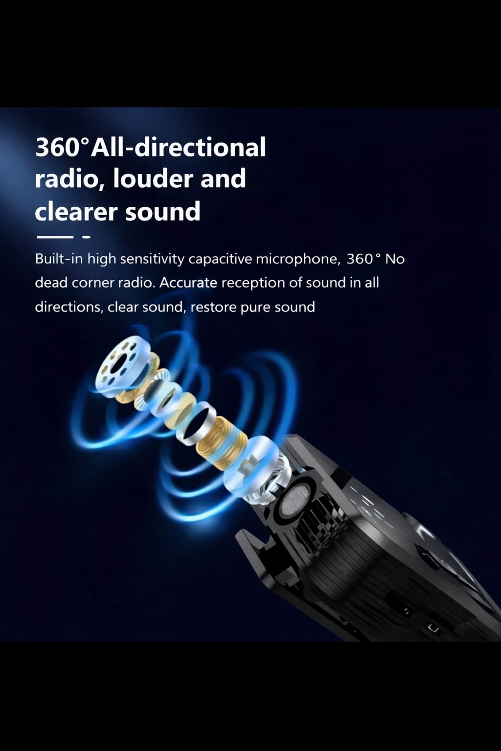 Dual Wireless Lavalier Microphone System – Professional Noise Cancelling Mic for Phone & Content Creation - Image 6